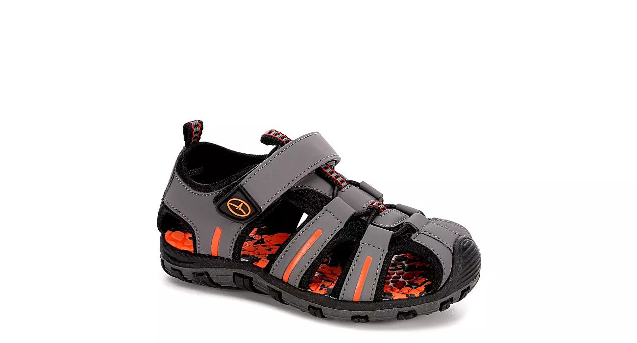 Bluefin Boys Infant Lil Sam Outdoor Sandal - Grey | Rack Room Shoes