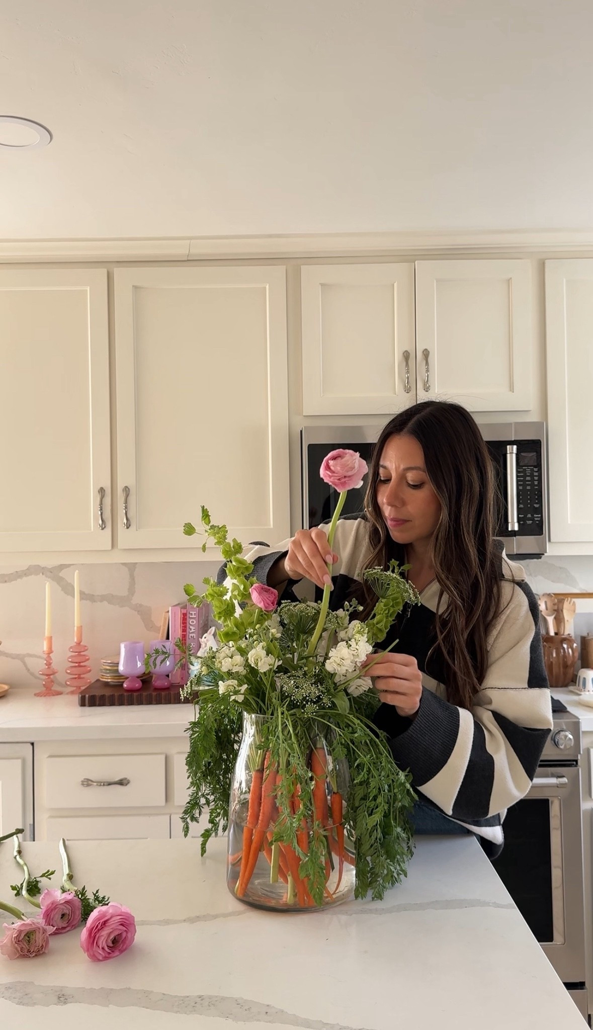 The perfect Easter flower arrangement!!