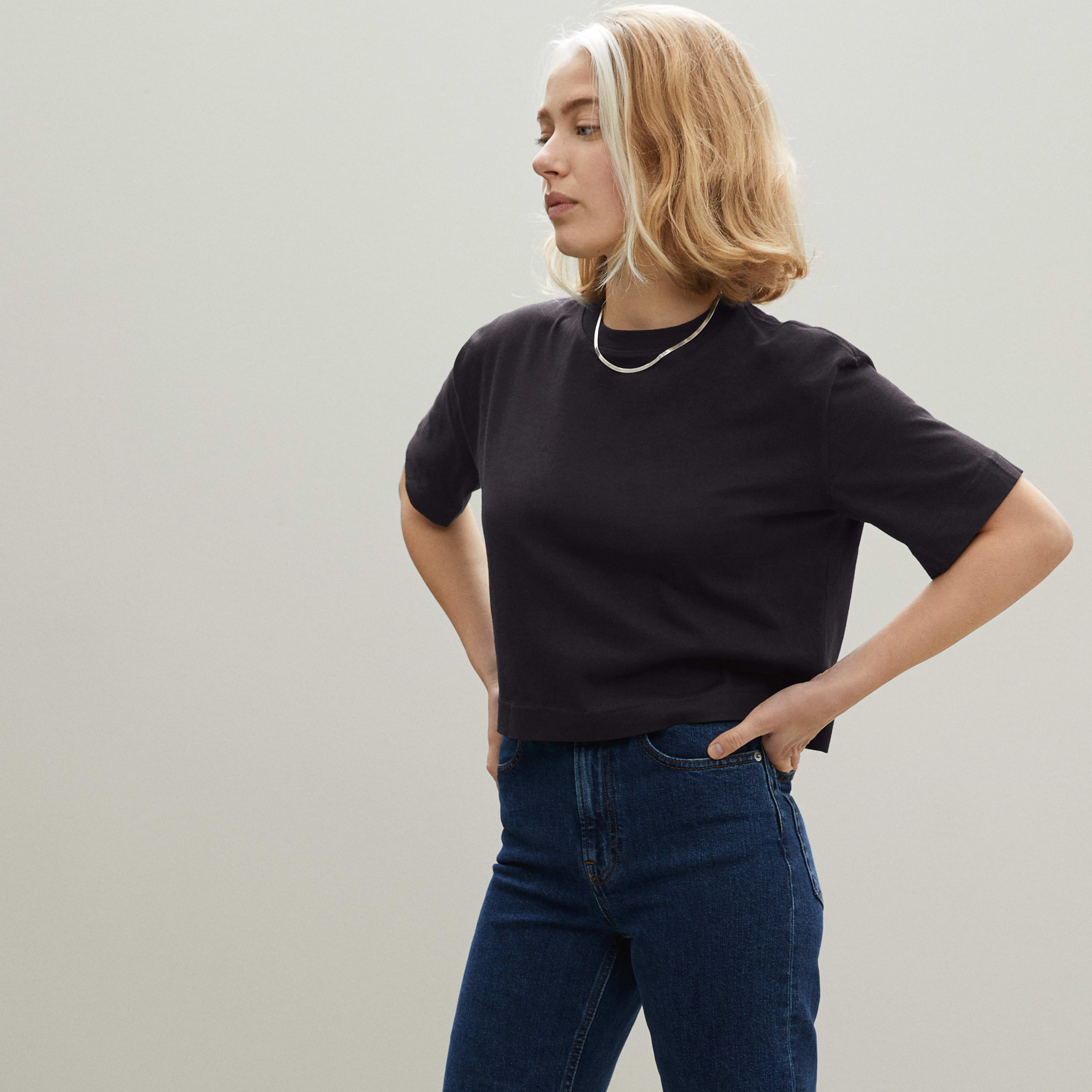 The Organic Cotton Cropped Tee | Everlane