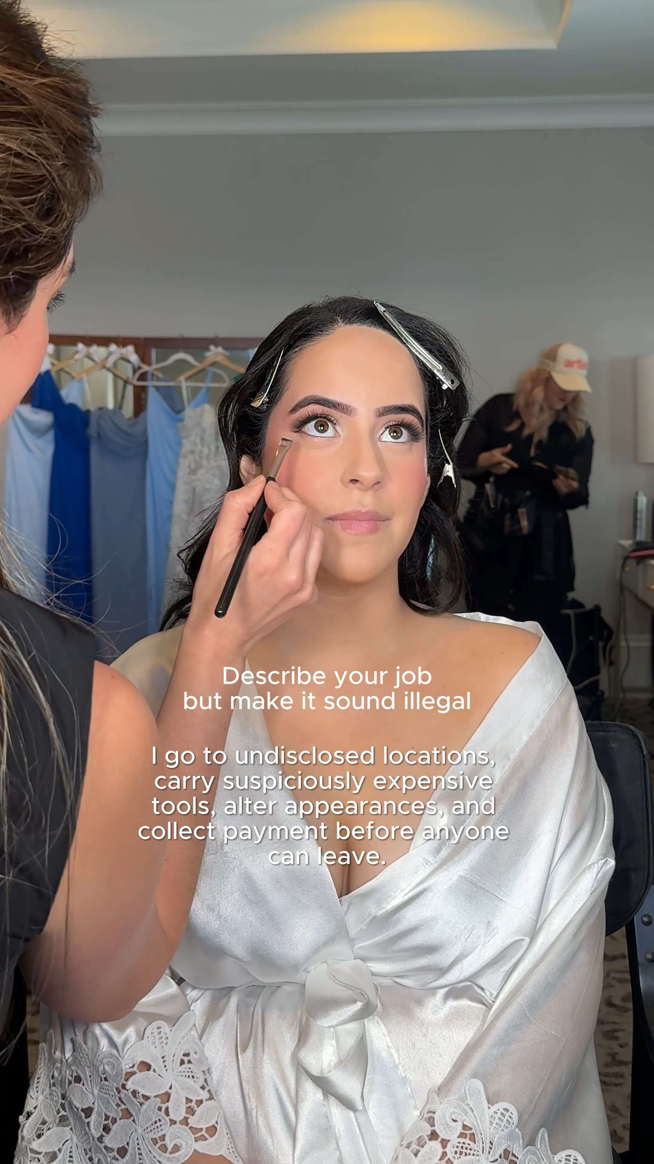 I promise it’s less suspicious when you call it luxury hair & makeup. 🤭

Anyway… see you at the next undisclosed location. ✨

#JessBonillaBeauty #LuxuryHairAndMakeupArtist #PalmBeachMakeupArtist #SouthFloridaHairAndMakeup #WeddingHairAndMakeup 

 #LTKdayinmylife #LTKBeauty #LTKWedding