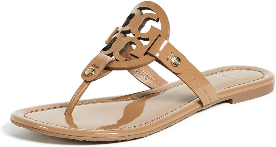Tory Burch Women's Miller Patent Thong Sandal | Amazon (US)