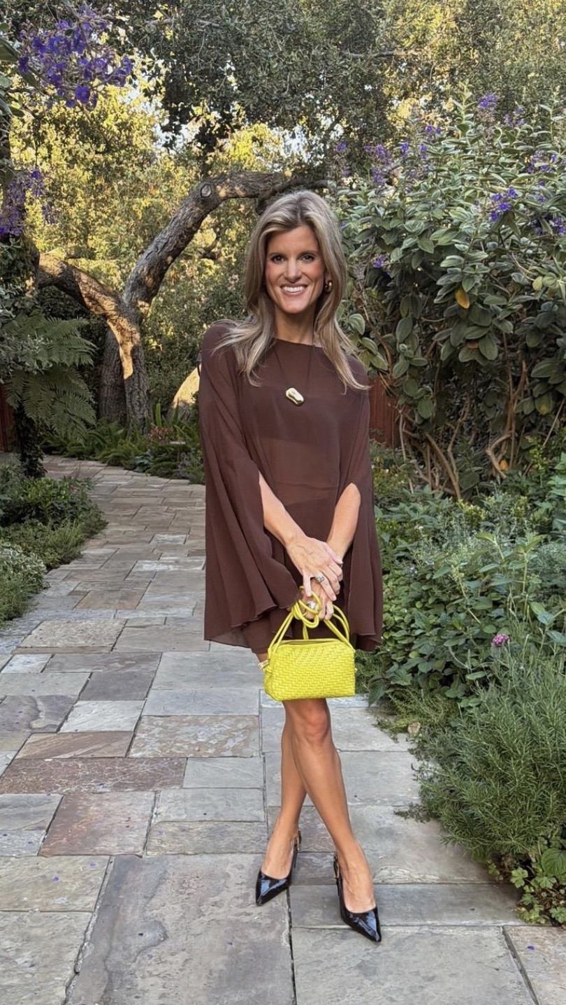 Chocolate brown poncho set for that weird in between weather. Still 90 degrees here so this is doing all the transitional work for me right now. Wore it with brown slingback pumps and a chartreuse woven bag from Amazon. Works for fall date night, dinner out, or just Tuesday.

Brown poncho / poncho set / fall poncho outfit / cape poncho / transitional fall outfit / early fall outfit / how to style a poncho / slingback pumps / yellow handbag / brown outfit ideas

#LTKootd #LTKSeasonal #LTKdayinmylife