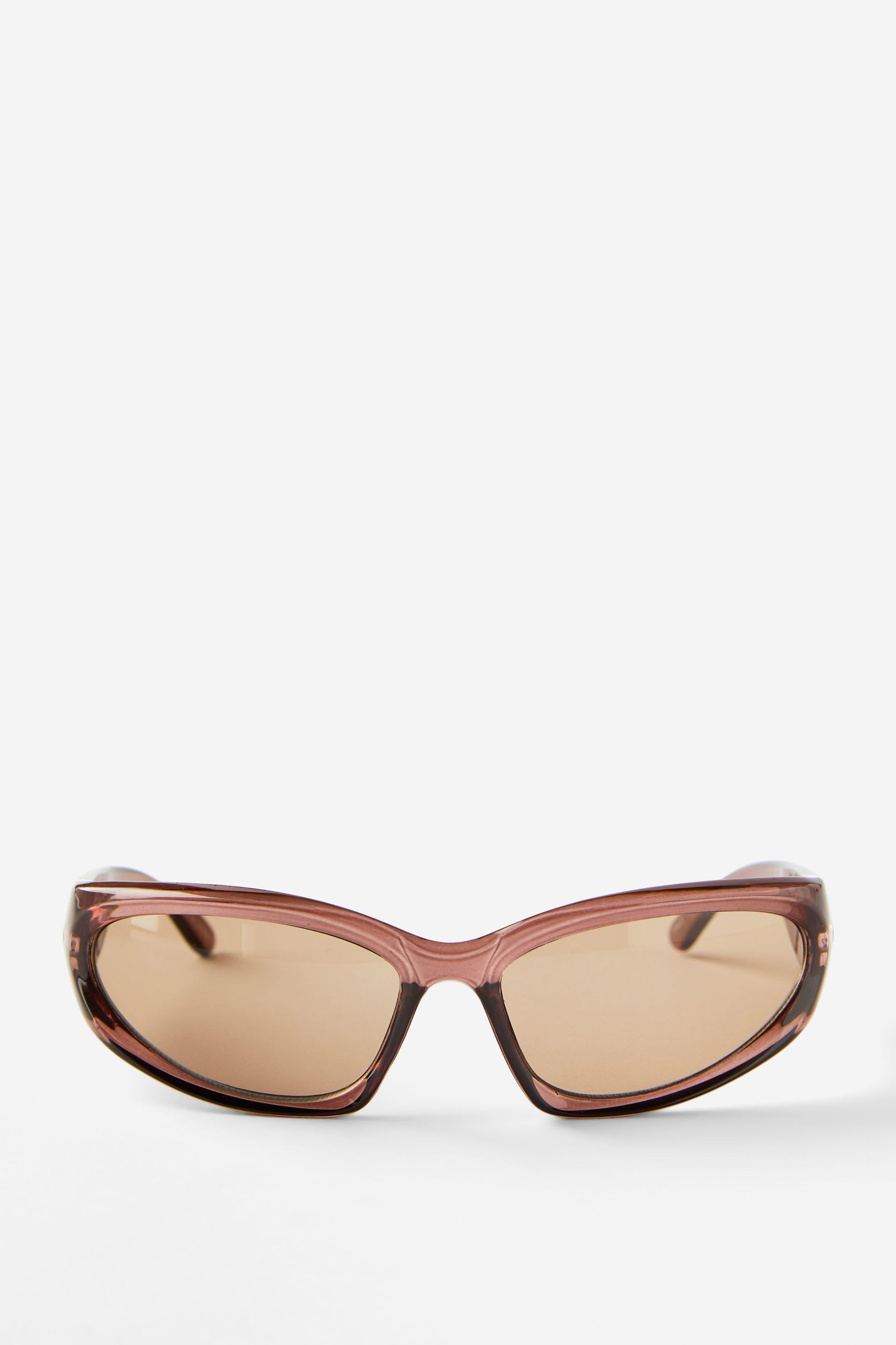 Rubi - Bonnie Sporty Racer Sunglasses - Crystal mauve | Cotton On (ANZ)