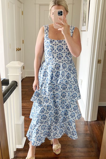 This beauty is make for the perfect special occasion dress this spring/summer! Think Mother’s Day, wedding guest, bridal shower, baby shower, etc 🤍 runs TTS; I’m in a Small for reference 