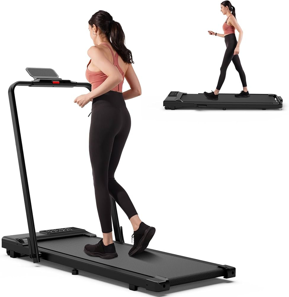DeerRun 3 in 1 Walking Pad Treadmill, 300 Weight Capacity Foldable Treadmill, 3.0HP Low Noise Und... | Amazon (US)