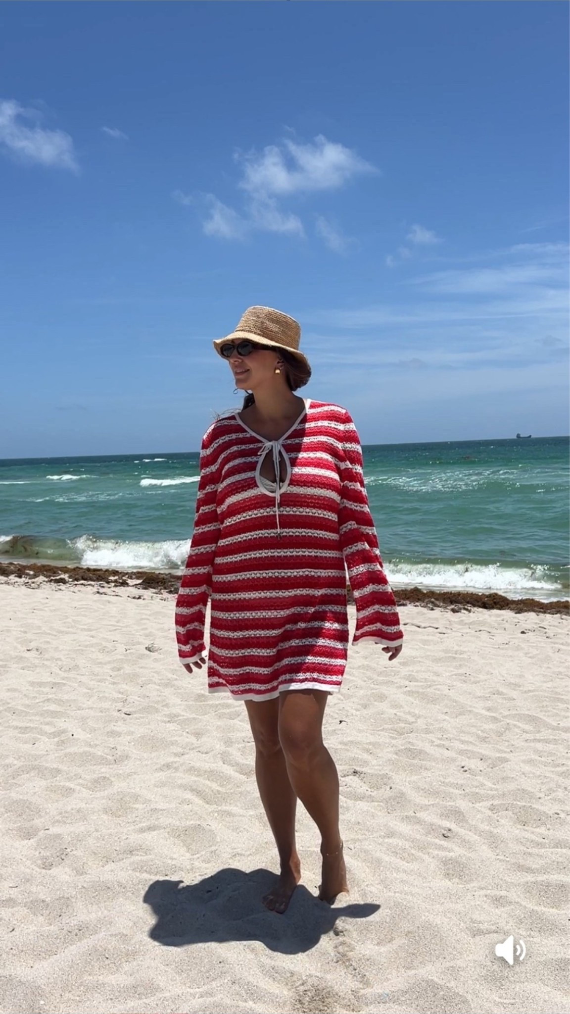 the cutest little coastal coverup ❤️

striped beach coverup, red and white crochet dress, beach vacation outfit, coastal summer style, swim coverup outfit, chic beachwear, resort vacation fashion, midsize beach style

#LTKTravel #LTKSwim #LTKSeasonal