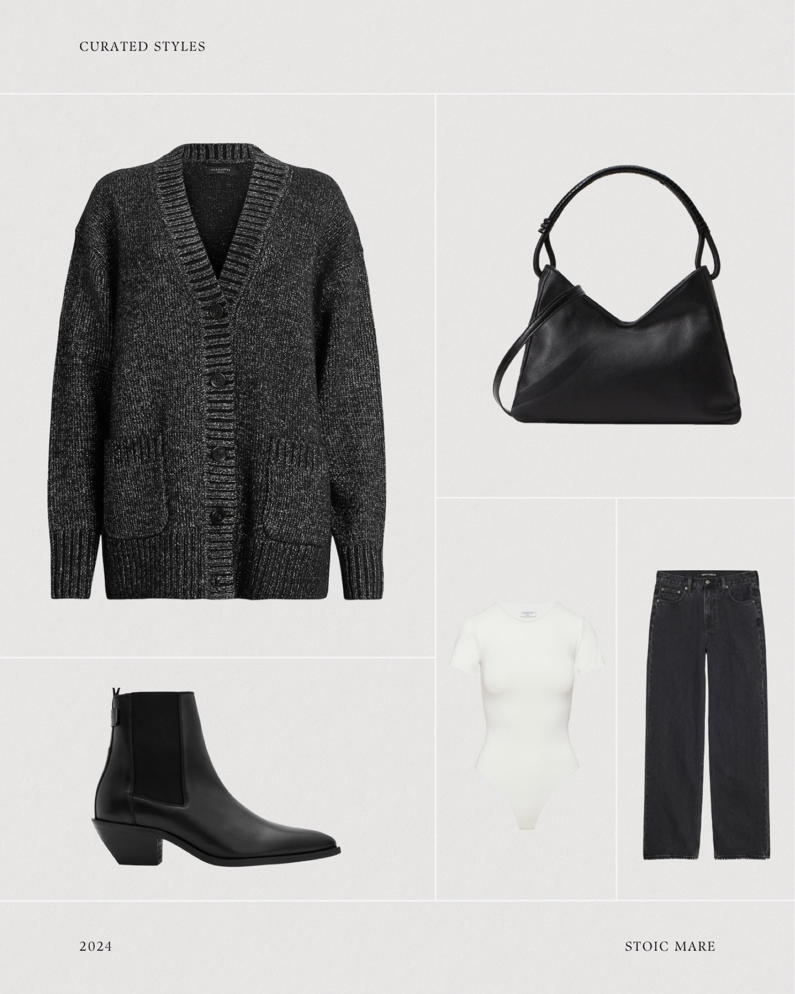 Keeping it causal with this Allsaints metallic cardigan wrapping up some Aritzia pieces. This Staud bag is such a practical find, and comes in other colours as well! 

#LTKGiftGuide #LTKSaleAlert #LTKFindsUnder100