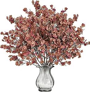 Sggvecsy 15 Pcs Babys Breath Artificial Flowers Gypsophila Bouquets Bulk Real Touch Fake Silk Flo... | Amazon (US)