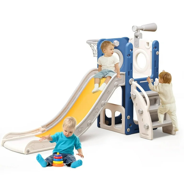 Heyday 6 in 1 Toddler Slide,Climbing Slide for Kids Baby Slide Toy for Toddlers Aged 1-3 | Walmart (US)