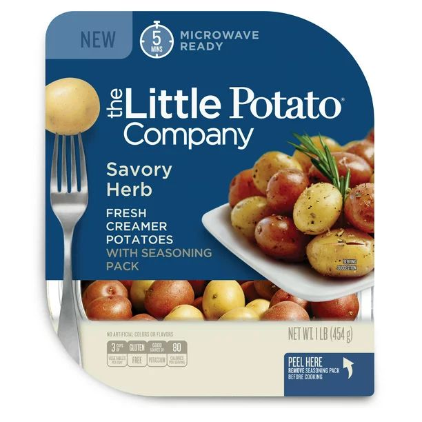 The Little Potato Company Microwave-Ready Savory Herb Potatoes, 1 Lb. - Walmart.com | Walmart (US)