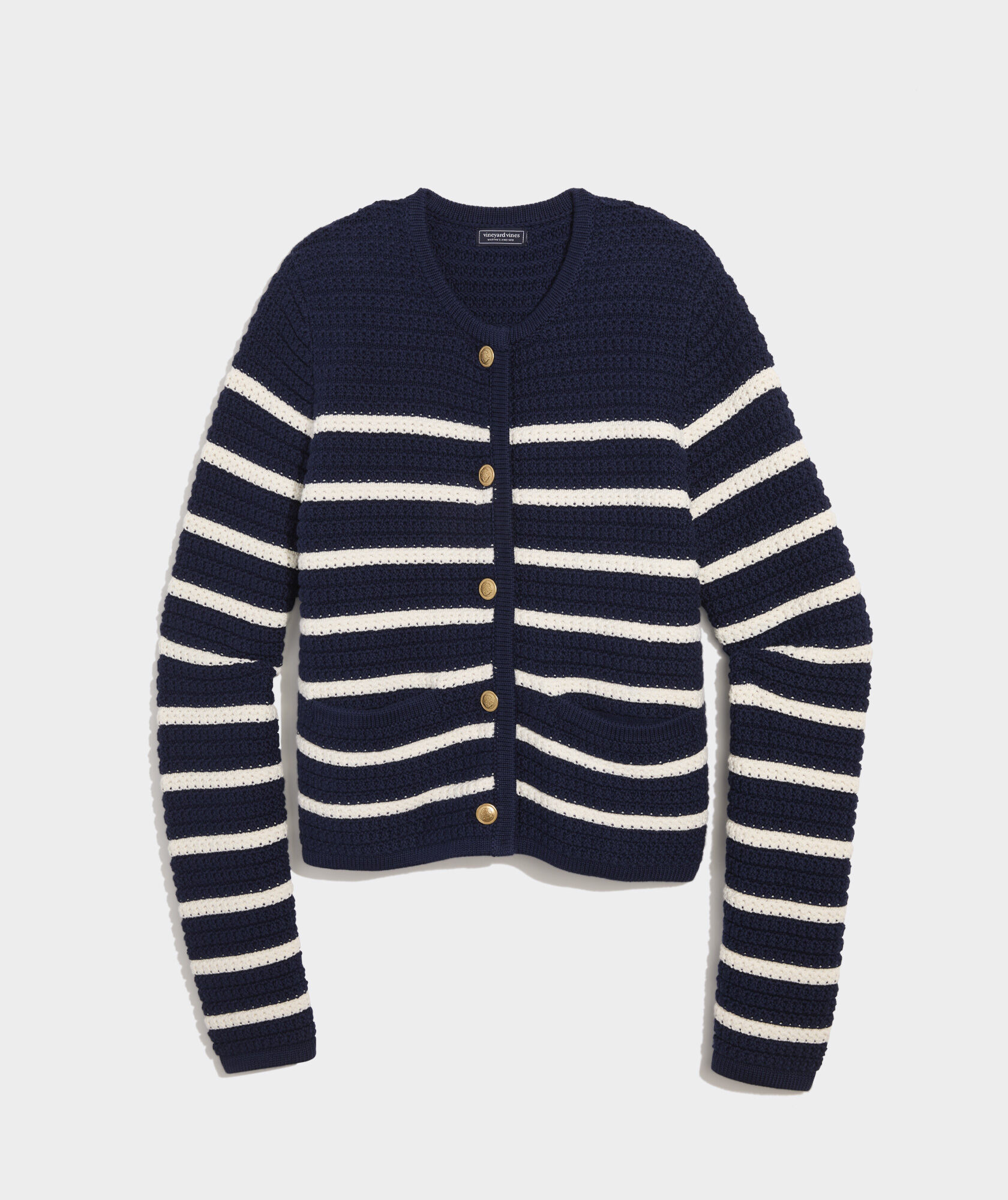 Cotton Texture Cardigan | vineyard vines