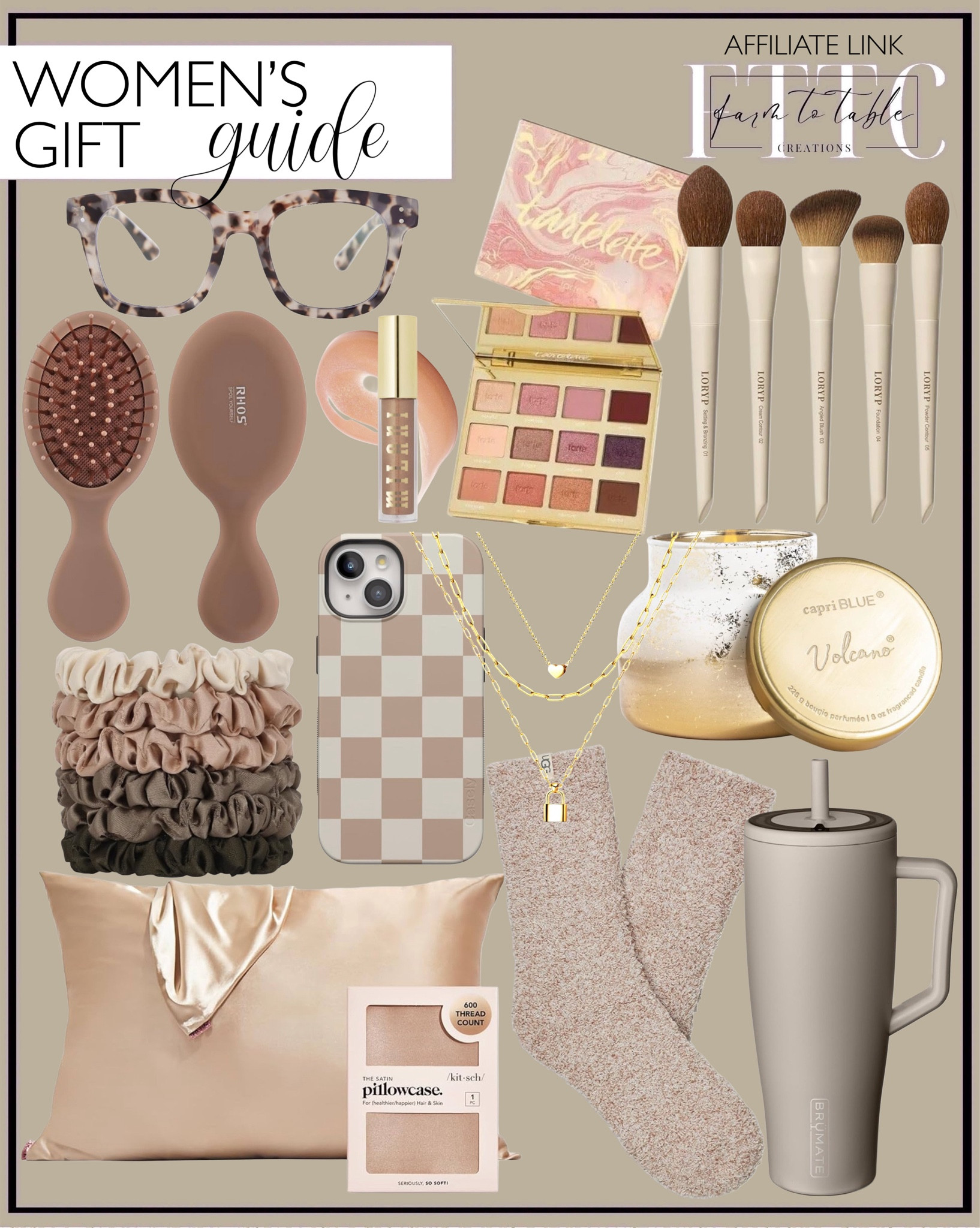 Women’s Gift Guide. Follow @farmtotablecreations on Instagram for more inspiration.

Fuzzy Fleece Pajamas. Satin Pillowcase. Tarte Eyeshadow Pallet. Hair Scrunchies. Fuzzy Socks. UGG socks. Milani Keep It Full Nourishing Lip Plumper. Makeup brushes. Blue Light Glasses. Checkered iPhone case. Glitter candle. Drink Tumbler. Hair brush. Layered Necklaces. 

Amazon Finds. Amazon Gifts. Gifts for Mom. Christmas gifts for women. Holiday gifts. Stocking Stuffers. Gift Guide for Mom. Women Christmas gifts. Gifts for Sister. Gifts for friends. 

#LTKHoliday #LTKGiftGuide #LTKBeauty