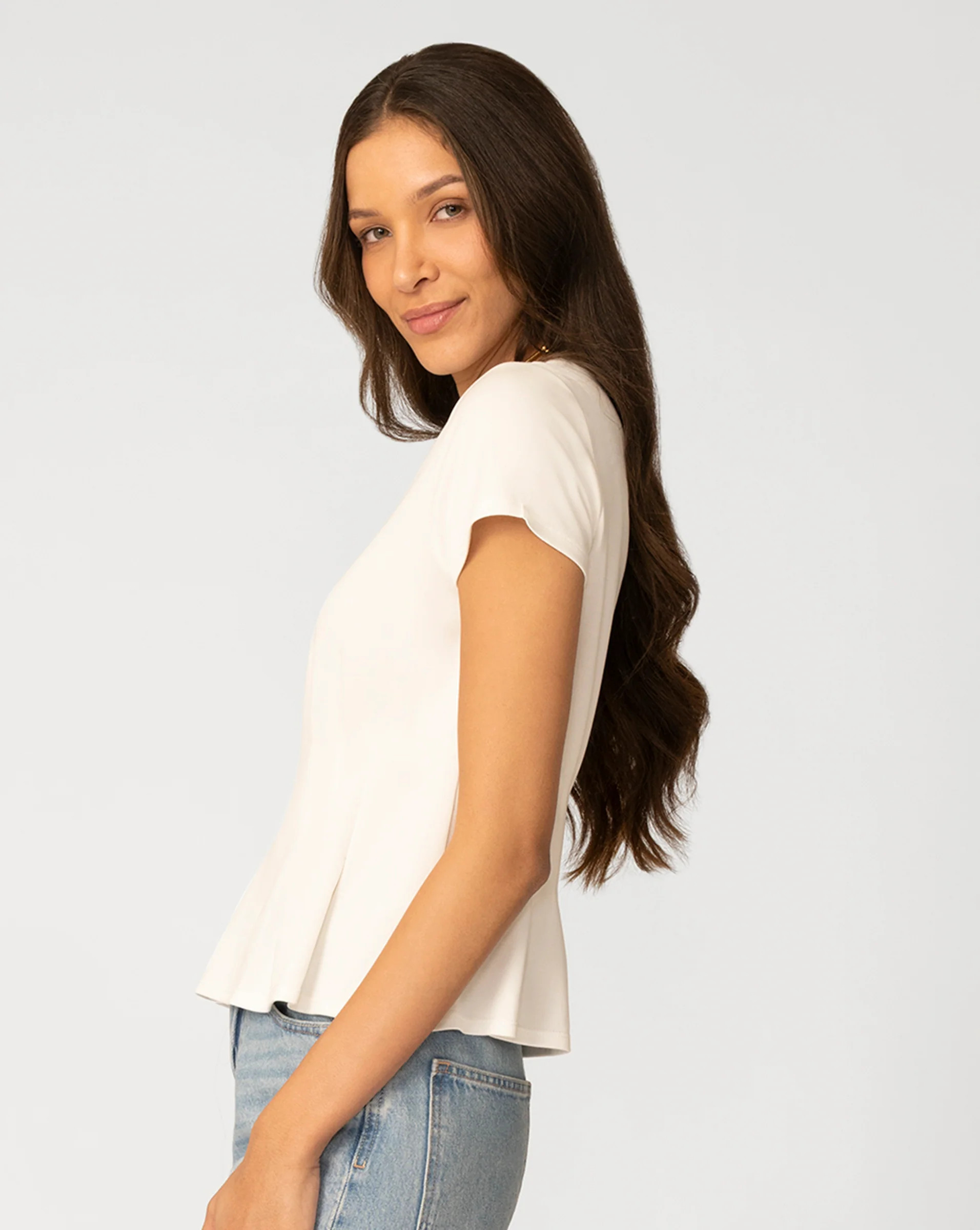 Pintuck Tee | Cable & Gauge