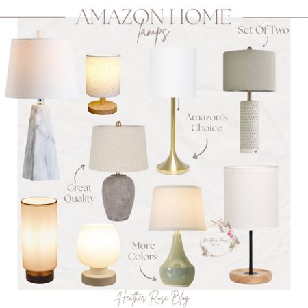 Amazon lamps

#LTKfamily #LTKover40 #LTKhome