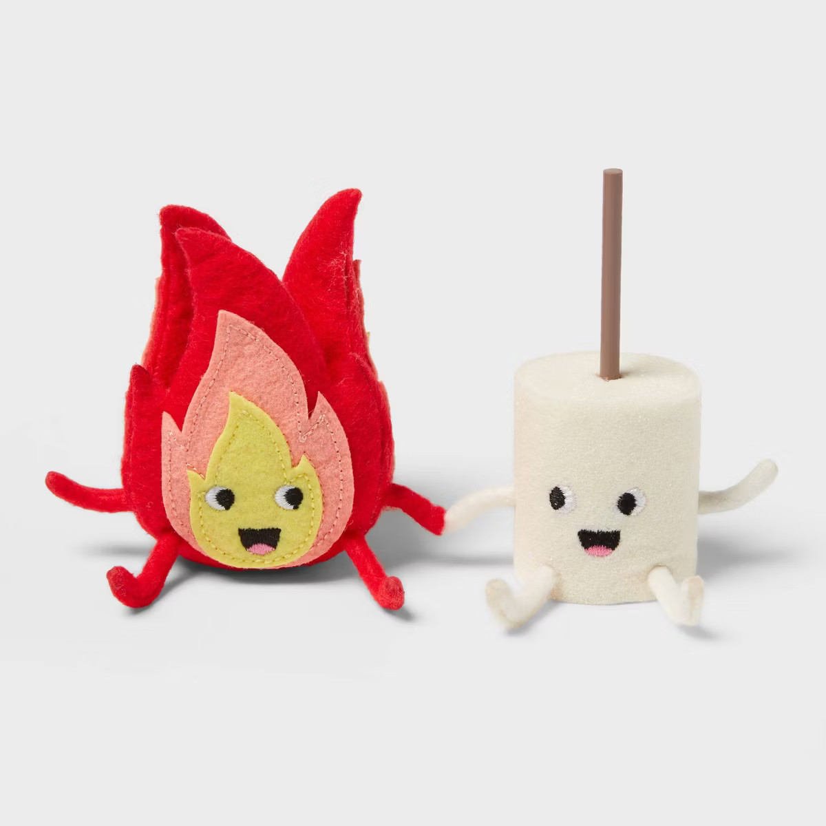 Felt Fire and Marshmallow Duo Summer Figurines - Sun Squad™ | Target