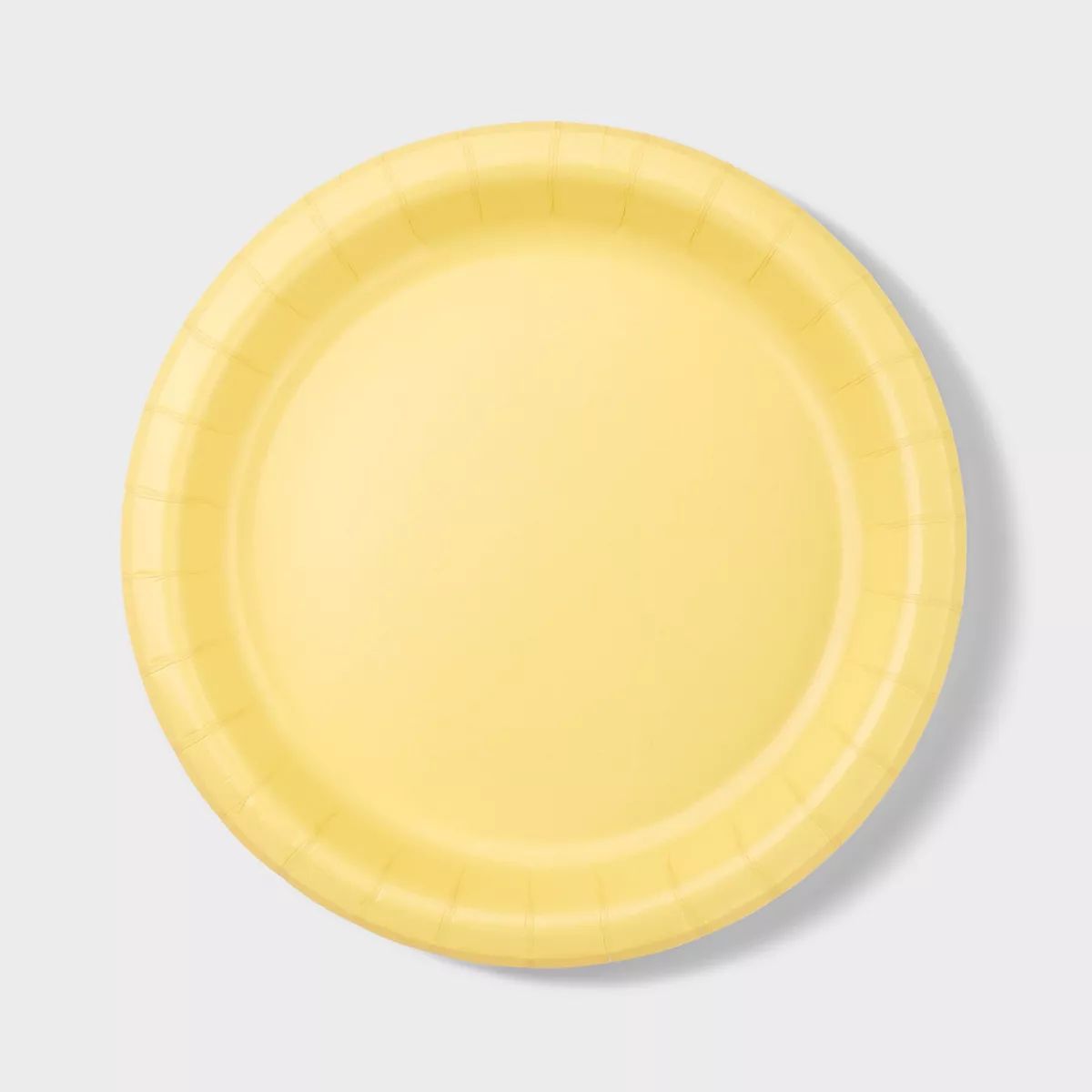 20ct 8.5" Disposable Rainbow Dinner Plates Yellow - Spritz™ | Target