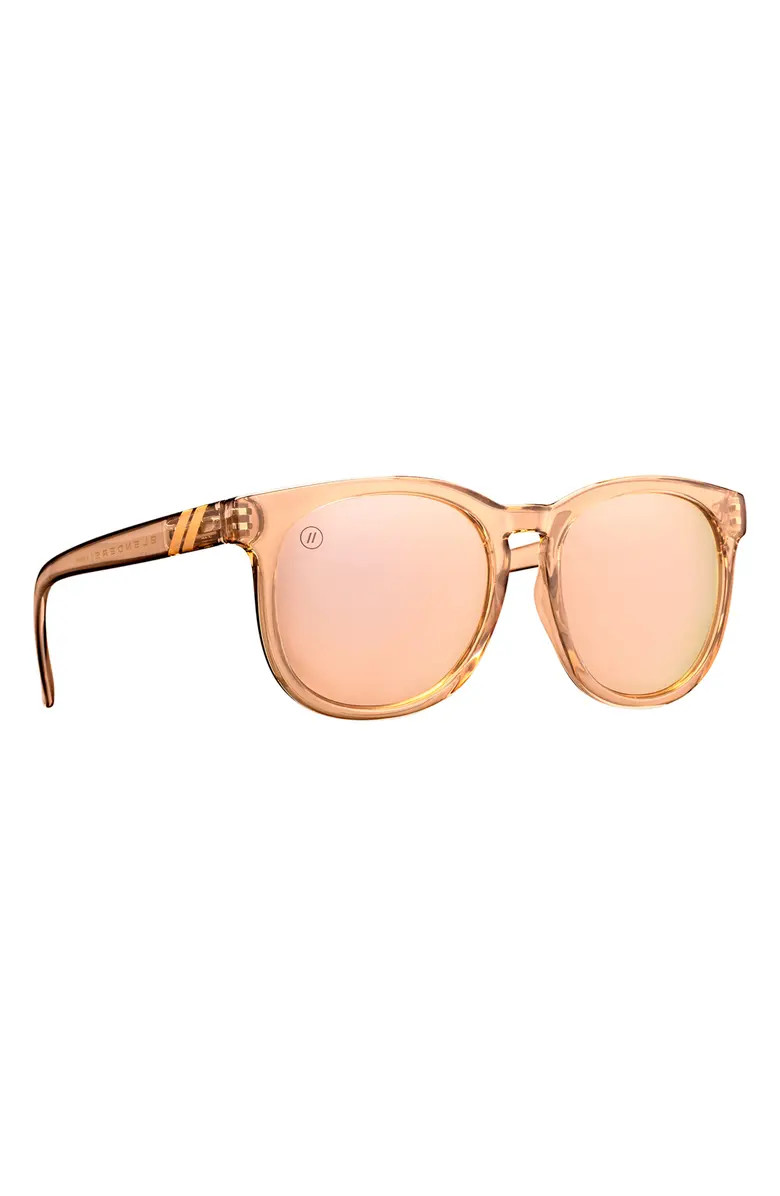 54mm H-Series Polarized Round Sunglasses | Nordstrom