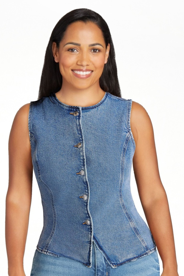 Sofia by Sofia Vergara Women's Scoop Neck Vest, Sizes XS-XXXL | Walmart (US)