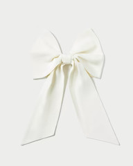 Cherie Cream Oversized Hair Bow | Loeffler Randall