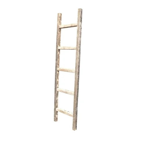 BarnwoodUSA Rustic Farmhouse Decorative Ladder Our 5 ft Ladder is Crafted from 100% Recycled and Rec | Walmart (US)