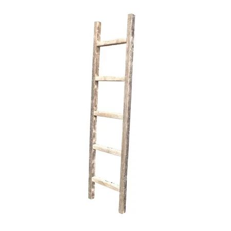 BarnwoodUSA Rustic Farmhouse Decorative Ladder Our 5 ft Ladder is Crafted from 100% Recycled and Rec | Walmart (US)