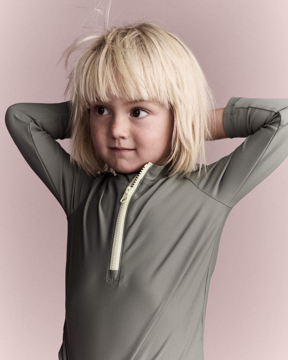 Toddler Half-Zip Long-Sleeve Rashguard - Olive - Otter Avenue | Carter's | Carter's Inc