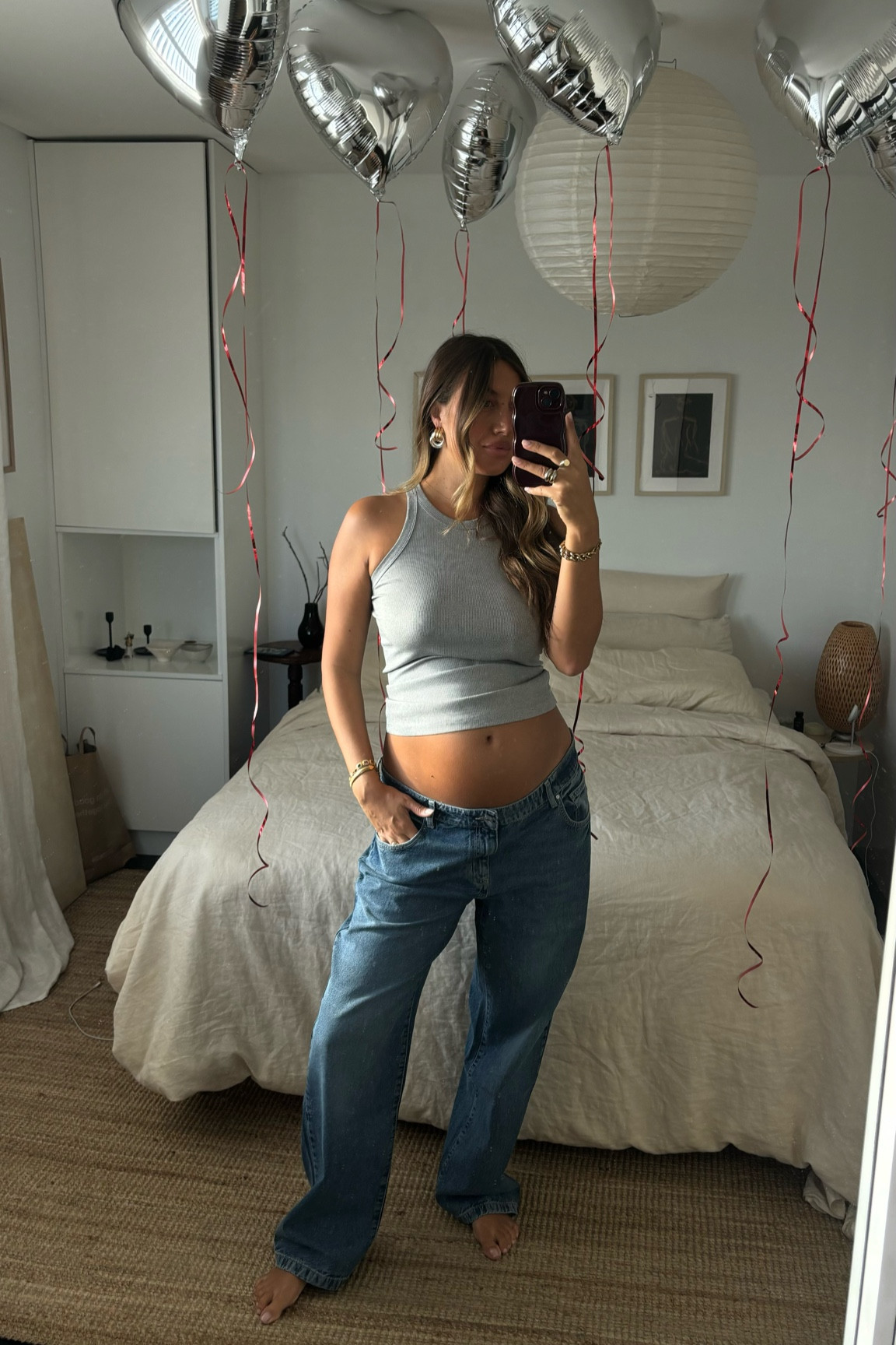 My fav pregnancy friendly jeans at 20 weeks 💙

#LTKaustralia #LTKFashionMonth #LTKmaternity