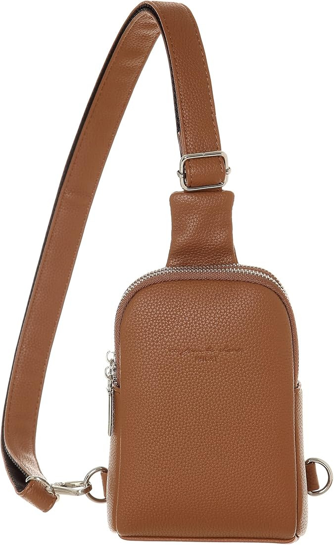 INICAT Small Sling Bag Fanny Packs Crossbody Bags Gifts for Women Men | Amazon (US)