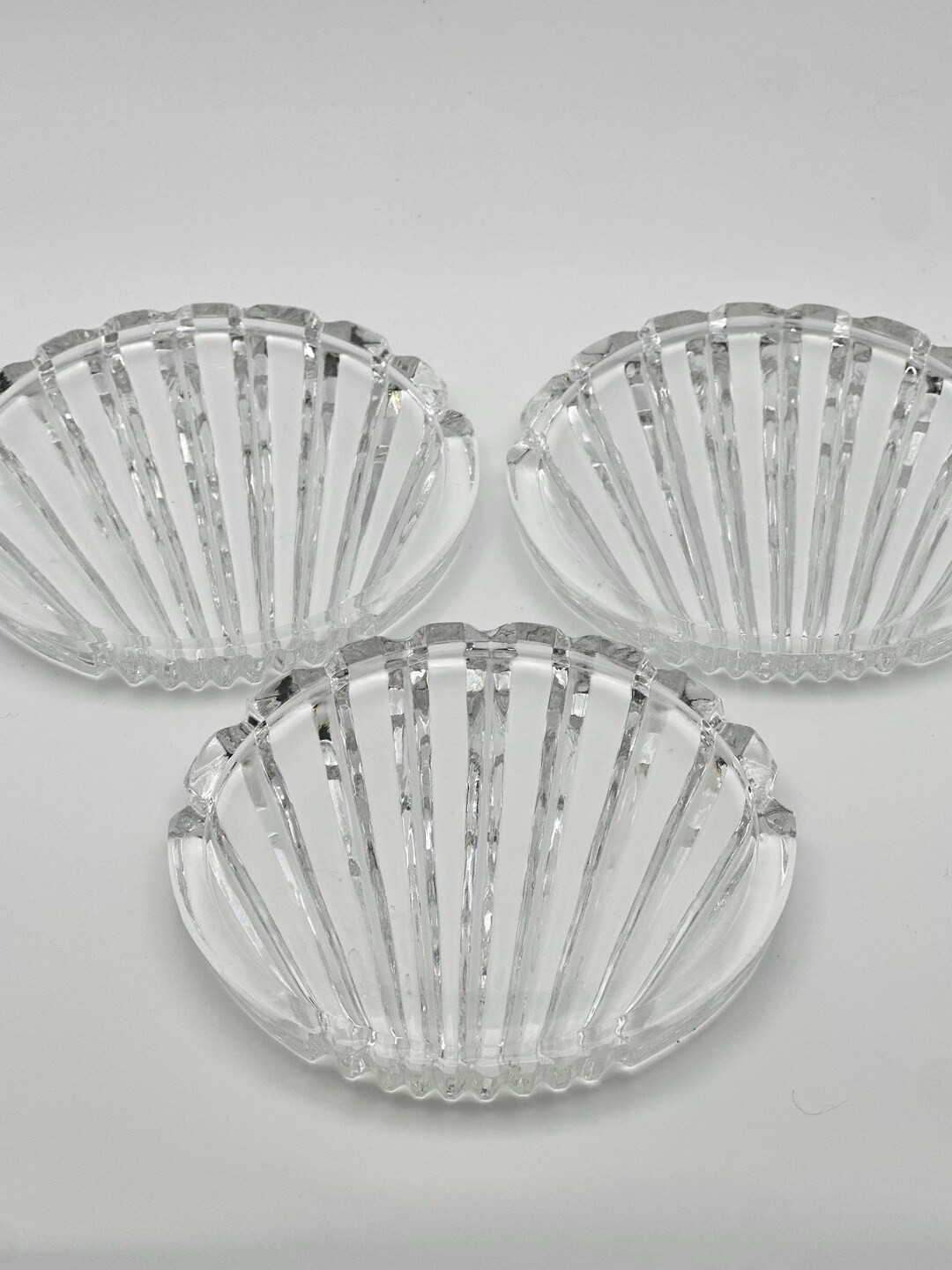 Three Seashell Glass Coasters - Etsy | Etsy (US)