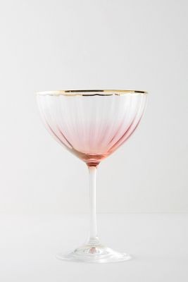 Waterfall Coupe Glass | Anthropologie (US)