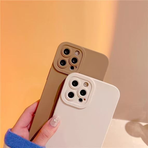 Brown & Beige Lens Protection iPhone 13 12 11 Pro Max case iPhone 13 12 mini case iPhone XR iPhon... | Etsy (US)