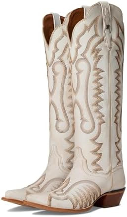 Dan Post Boots Womens Josie Embroidered Snip Toe Zippered Casual Boots Mid Calf Low Heel 1-2" - W... | Amazon (US)
