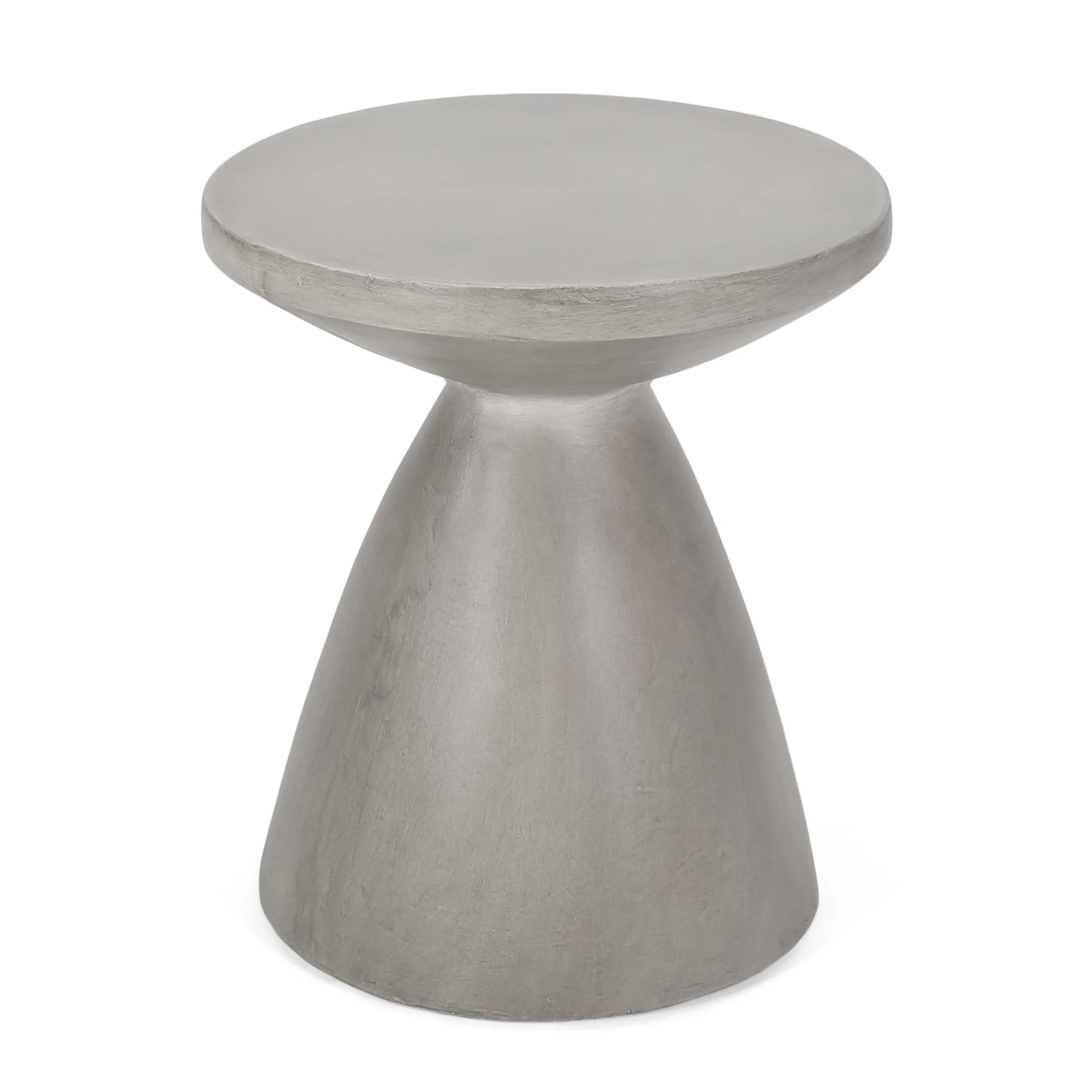 Laconia Lightweight Concrete Outdoor Side Table, Concrete Finish | Walmart (US)