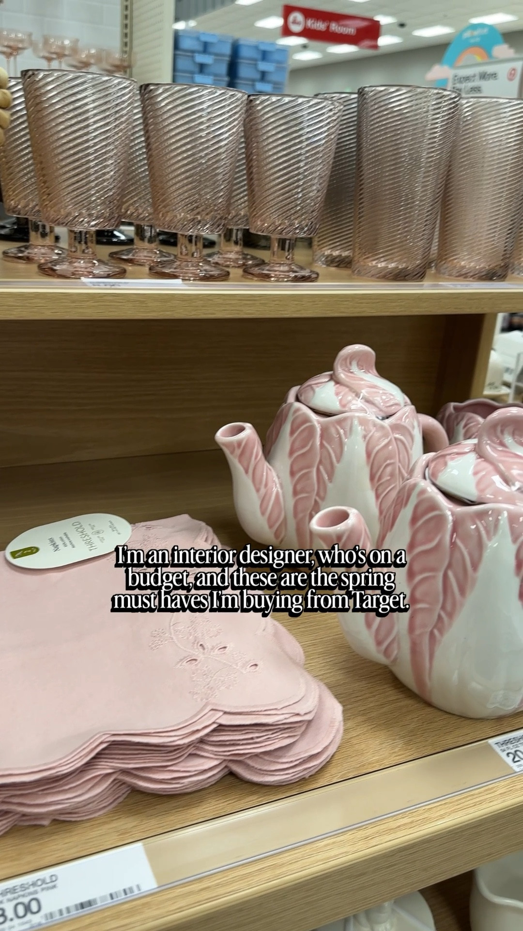 Spring is almost here and Target is absolutely bringing it! As an interior designer on a budget, I’m always hunting for pieces that look high-end w/o the designer price tag. From gorgeous woven placements and pink glassware, to the prettiest floral linens and faux stems, these are my spring must-haves to refresh your space. Happy shopping! @Target 

#LTKHome #LTKSeasonal