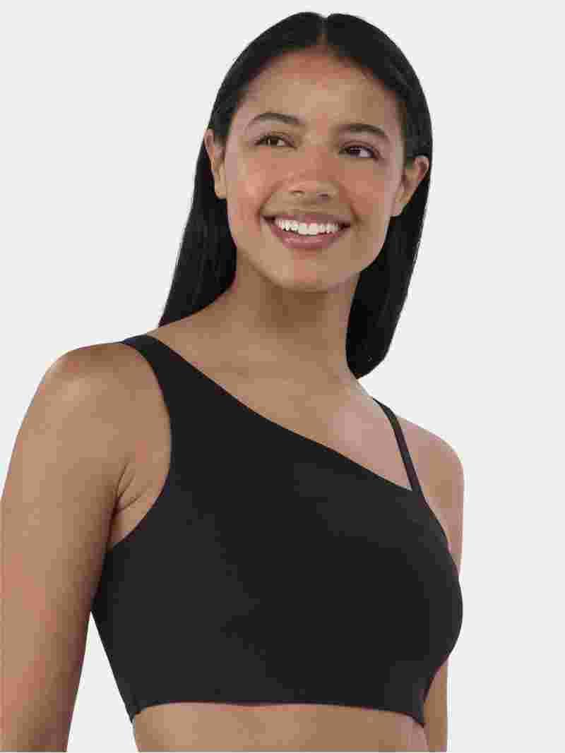 Avia Women's Crossover Ribbed Sports Bra, Sizes XS-XXXL | Walmart (US)