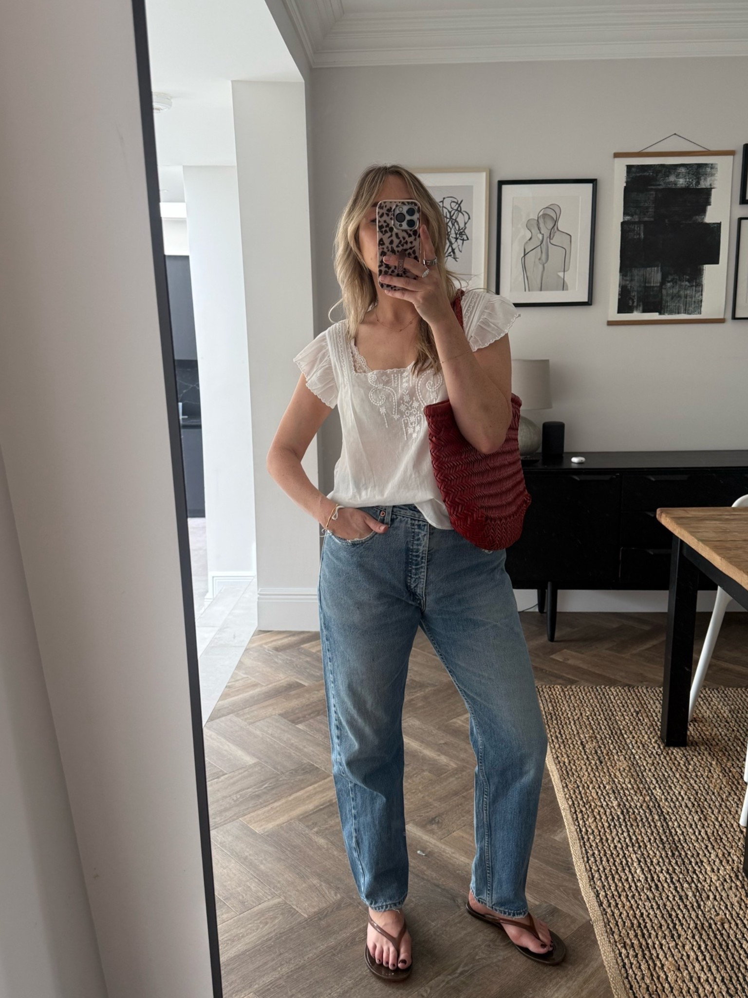 Wearing a 10 in the top - you can size down 

My jeans are vintage Levi’s 

Summer outfit
Jeans and a nice top
Parisian style 
French girl style
Everyday outfits

#LTKuk #LTKsummer #LTKeurope