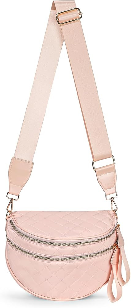 Bum Bags for Women Crossbody, Checkered Crossbody Bag, Nylon Crossbody Bags Fanny Packs Checkered... | Amazon (US)