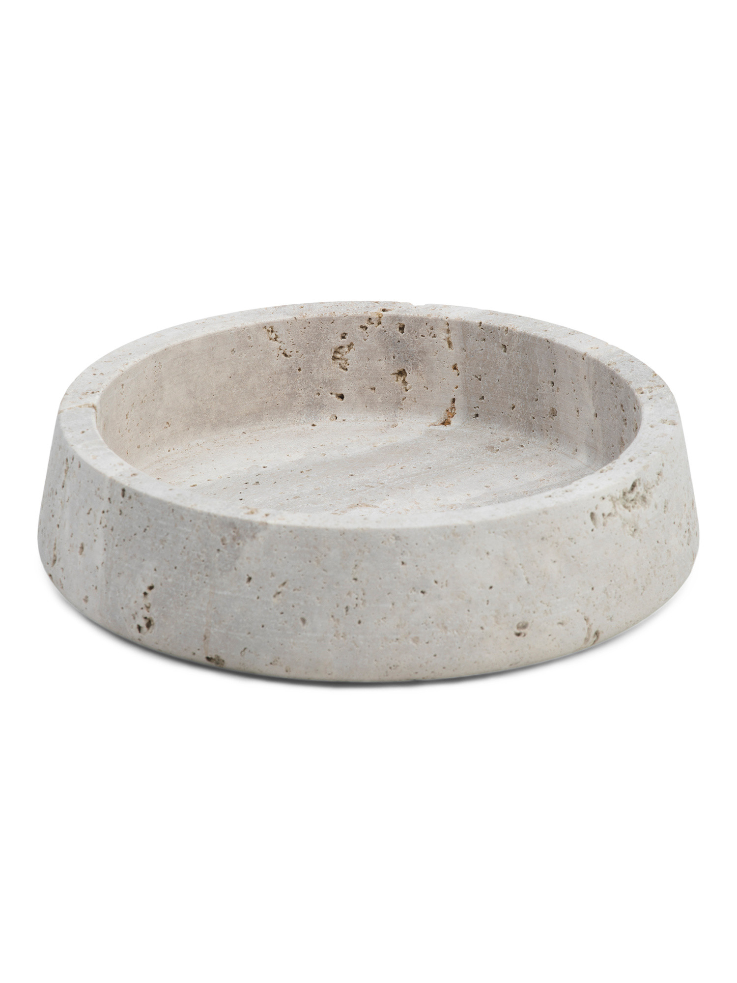 10in Travertine Bowl | TJ Maxx