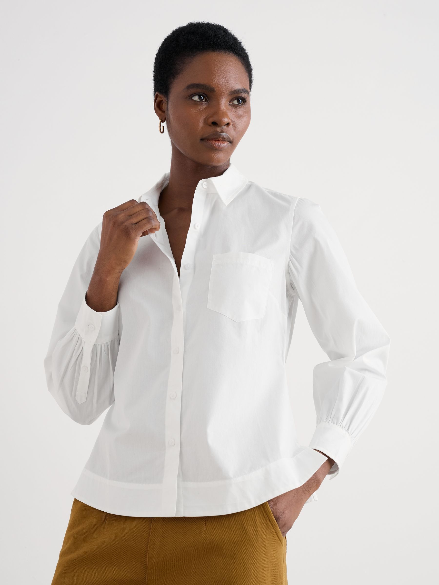 Buy Seasalt Cornwall White Isla Shirt from Next Ireland | Next EU