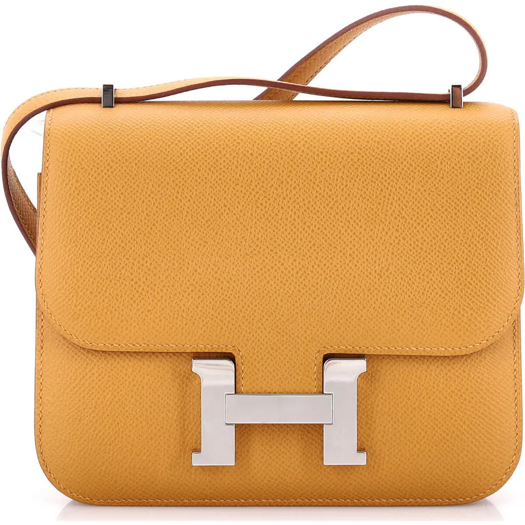 Pre-Owned Hermes Constance NM Bag Epsom 18 in Brown at Nordstrom, Size X-Small | Nordstrom