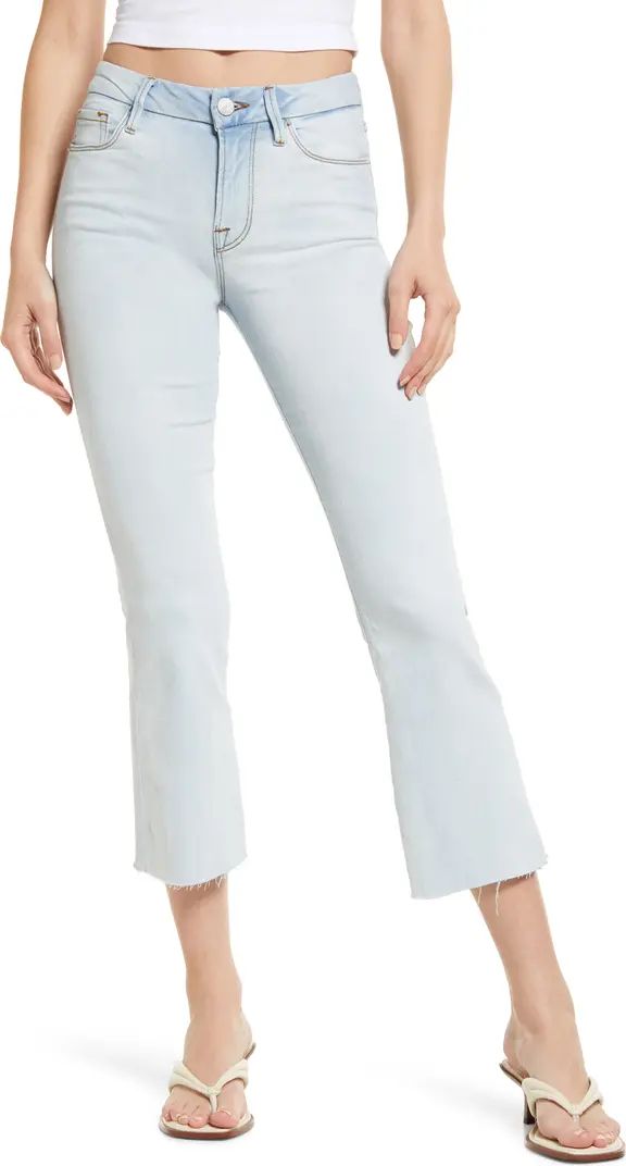 FRAME Le Crop High Waist Bootcut Jeans | Nordstrom | Nordstrom