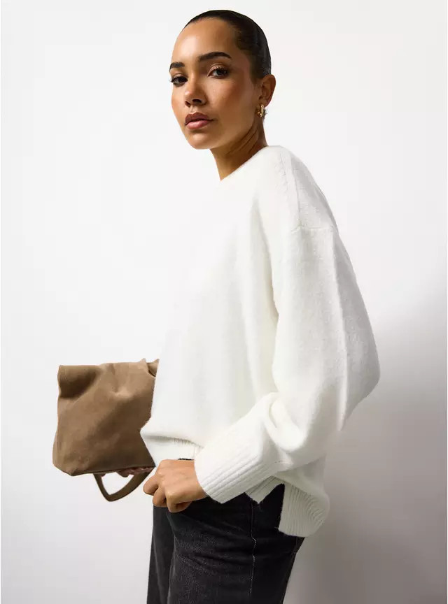 The Soft Cream Knitted Jumper 16 | Tu Clothing