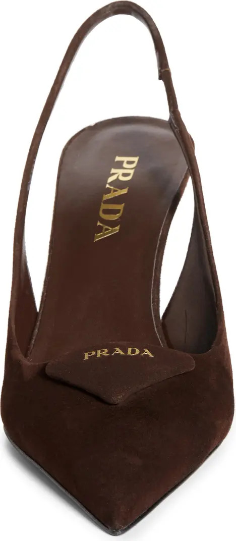 Prada Logo Slingback Pump (Women) | Nordstrom | Nordstrom