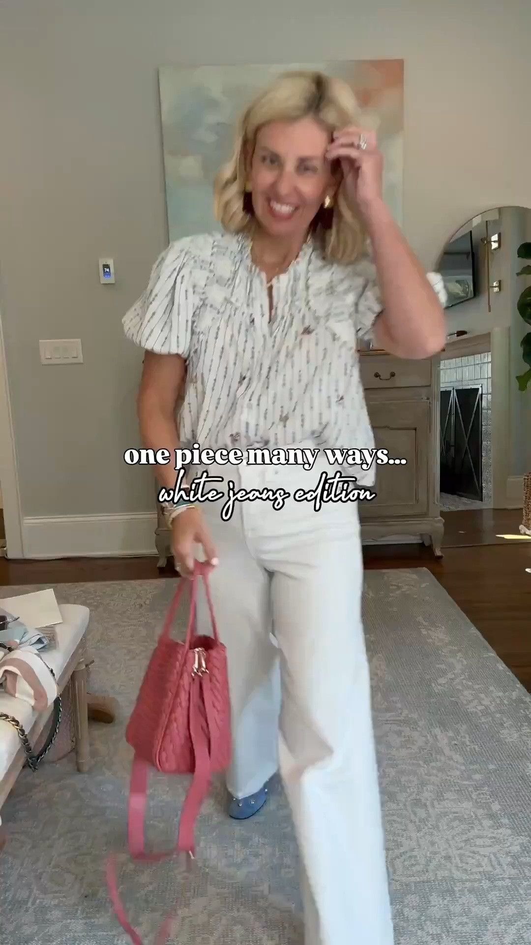 Styling my fave Spanx jeans all the ways!! 
Sizing:
Jeans - xs petite 
Tops - xs
Blazer - small
 Codes:
*Allie + Bess - Cathrine20
*Sunshine Tienda - mixandmatch