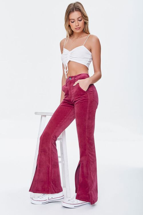 Velveteen Flare Pants | Forever 21 (US)