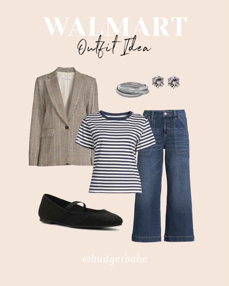 Business casual or teacher outfit idea #walmartpartner #walmartfashion #walmart @walmart 

#LTKstyletip #LTKunder100 #LTKunder50