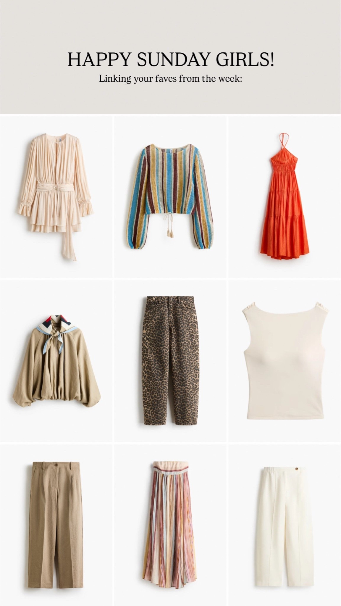 Your weekly faves!

#LTKsummer #LTKuk #LTKstyletip