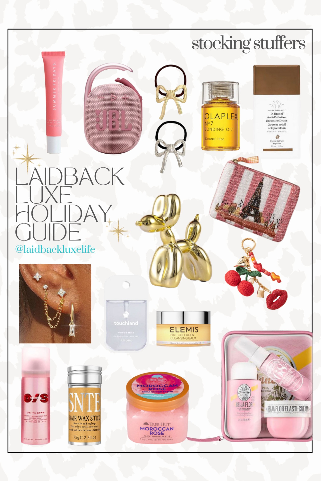 Laidback Luxe Holiday Gift Guide ✨ gifts for her, stocking stuffer ideas, stocking stuffers for her, handbag charms, beaded pouch, teen girl gifts, tween girl gifts, Bluetooth speaker, lip balm, beauty gifts,  stocking ideas, #LaidbackLuxeLife

Hey Beautiful! Feel free to comment on this post if you have any questions! 🫶🏽

Follow me for more fashion finds, beauty faves, lifestyle, home decor, sales and more! So glad you’re here!! XO, Karma

#LTKCyberWeek #LTKGiftGuide #LTKHoliday