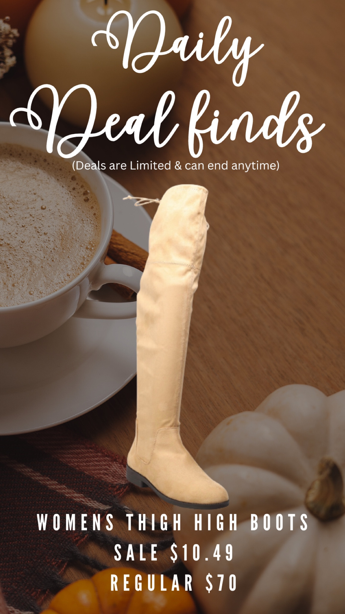 Super sale on these suede thigh high boots!!!! $10.49 for $70 boots! Comes in wide also and black only has wide sizes left! 

#LTKGiftGuide #LTKsalealert #LTKHolidaySale