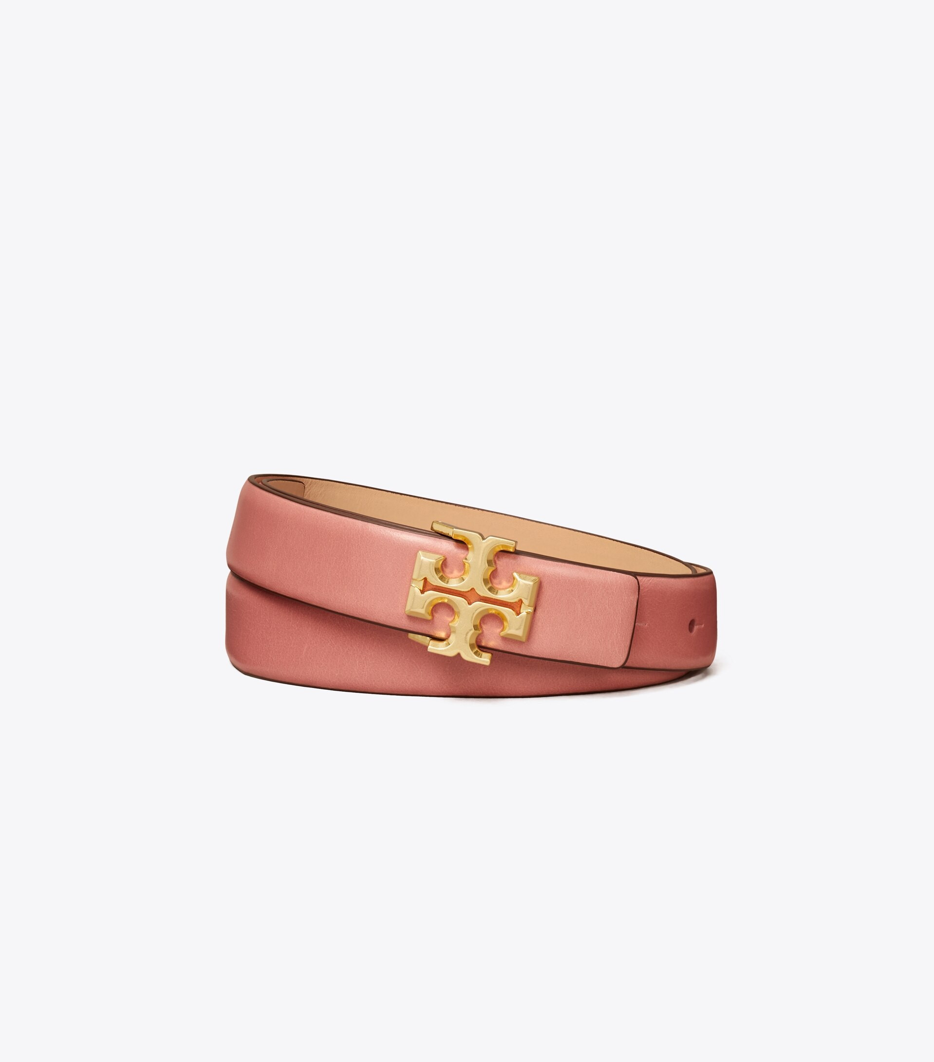 1" Kira Glazed Logo Belt | Tory Burch (US)